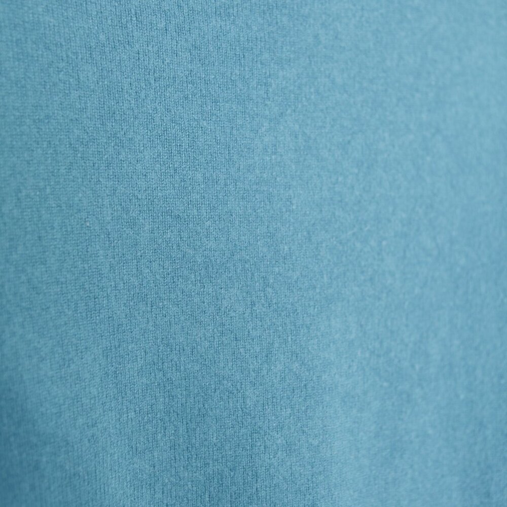 InCashmere 100% Cashmere Blue Boatneck 3/4 Sleeve Pullover Sweater Sz S - Picture 10 of 12